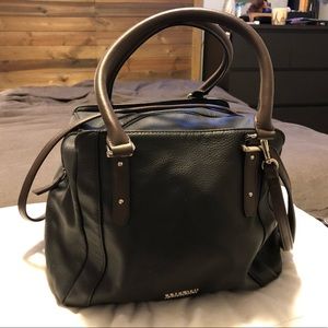 Crossbody leather bag (with adjustable strap)
